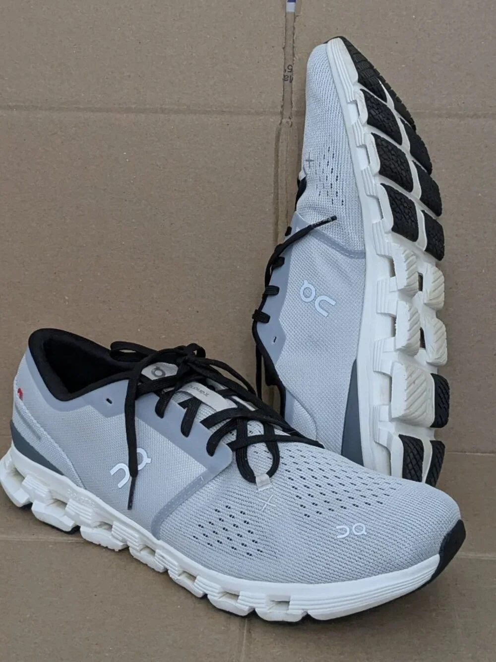 On Men's Sneaker Cloud X 4 3ME30041147 Glacier | Stone Size 14  . - Picture 2 of 15